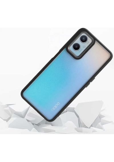 Zore A96 4g Kılıf Nvth Flora Kapak - Mavi