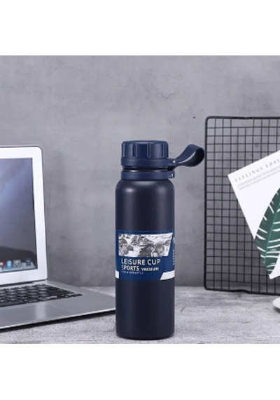 Nealırsanucuz Seyahat ve Spor Yalıtımlı Paslanmaz Çelik Termos 800 ML Lacivert