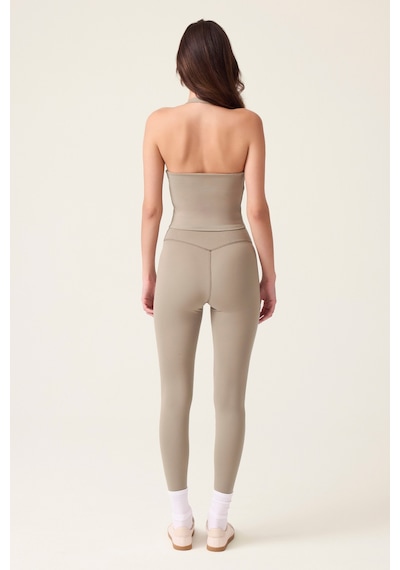 Los Ojos X Ece Vizon Yüksek Bel Spor Tayt Mono Leggings Vizon