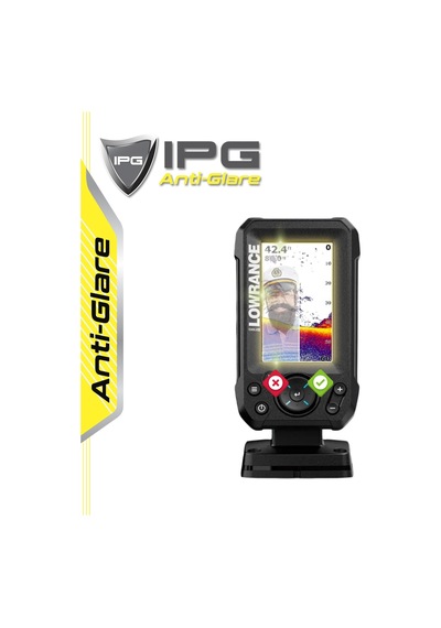 Lowrance Eagle 4in Fishfinder - Ipg Anti-glare Yansıma Önleyici Mat Ekran Koruyucu