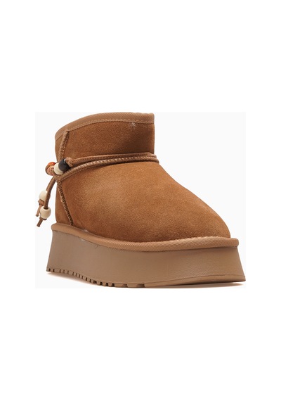 Guja Kadın Dolgu Topuklu İçi Tüylü Bot 26k 26k430-5 Camel