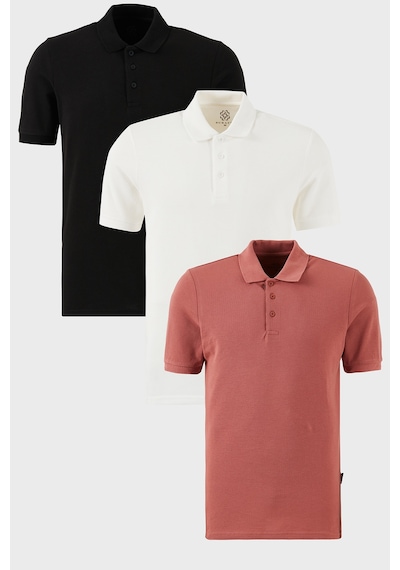 Buratti Erkek T Shirt 5902127s3 Siyah-beyaz-gül Gül Kurusu