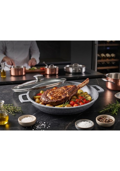 Silver Stone Ultra Güçlü Döküm Balık Börek Tavası Gri