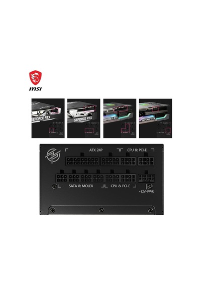 Psu Mpg A1000g Pcıe5 1000w 80+ Gold Power Supply
