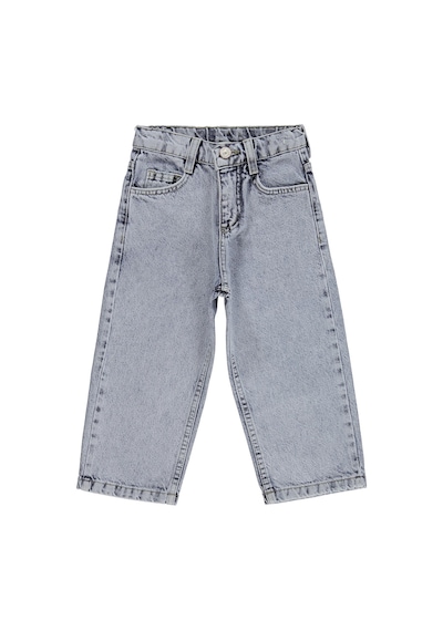 Civil Boys Baggy Kalıp 2-5 Yaş Pantolon Kot - Mavi Buz Mavi