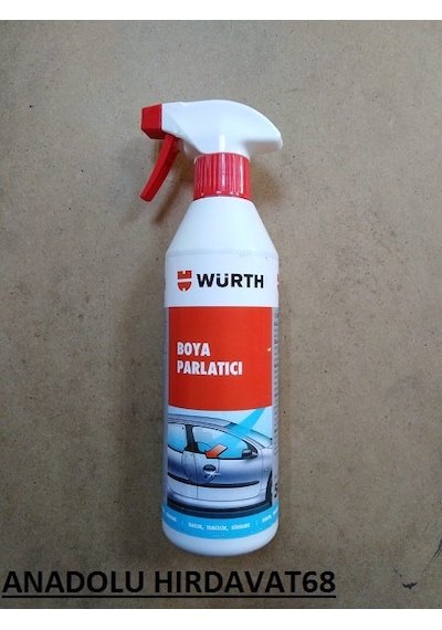Würth Boya Parlatıcı Sprey Krom Metal Cam Parlatıcı 500 Ml German