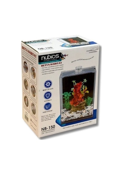 Betta Habitat Nano Işıklı Tank