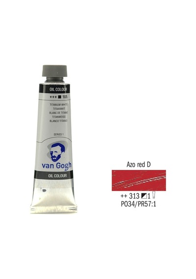 Van Gogh 40 ML Yağlı Boya Seri:1 No:313 Azo Red Deep
