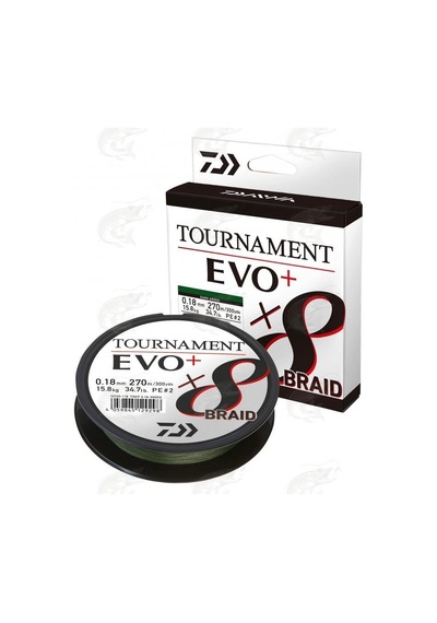 Daıwa Tournament Evo+8B 270M 0.26Mm D.Green Ip Misina