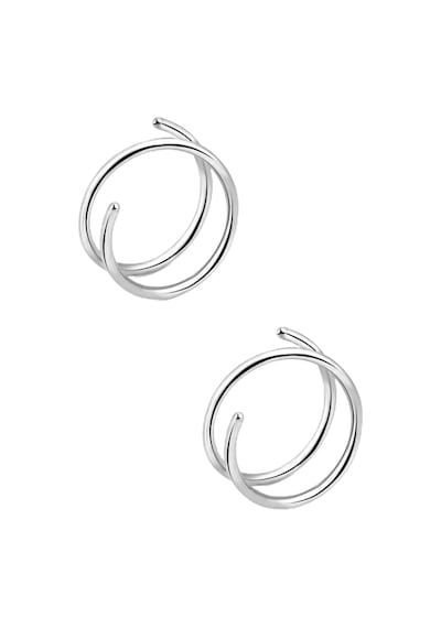 Takıconcept 2 Adet Çelik Burgu Hızma Piercing, Gümüş Genel
