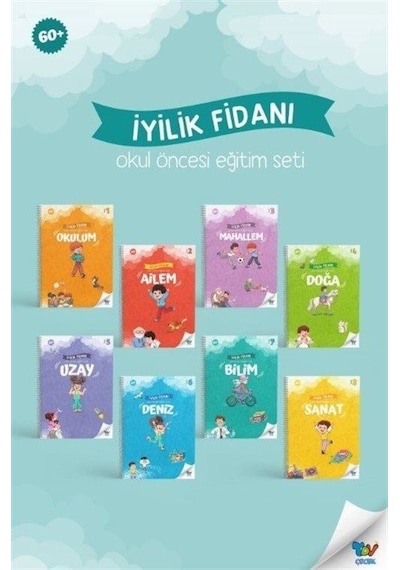İyilik Fidanı Okul Öncesi Eğitim Seti 8 Kitap / Kolektif