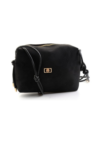 Siyah Süet Kadın Postacı Çanta C06650267972