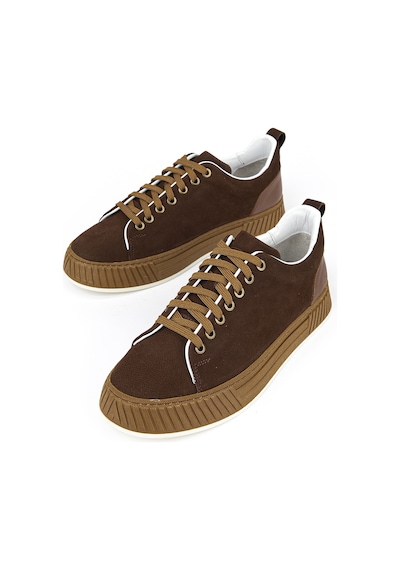 Ziya Erkek Hakiki Deri Günlük Sneaker 161983z8702 Kahve 161983z8702 300 40