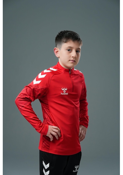 Hummel Line Antrenman Eşofman Üstü Kırmızı Çocuk