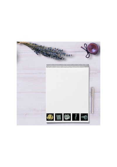 54 Adet Kimya Elementler Sticker Seti - Etiket Seti Scrapbook Bullet Journal Siyah