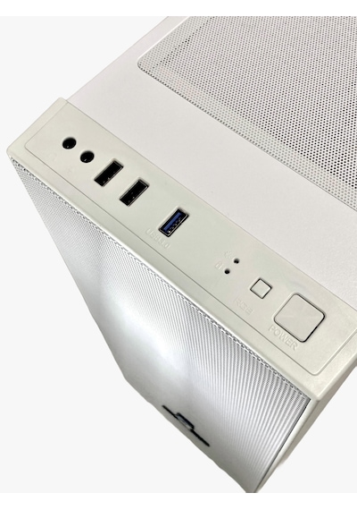 Gameforce Wmesh Beyaz 4x120 MM ARGB Halo Fan ATX Oyuncu Bilgisayar Kasası