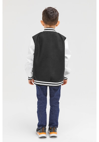 Benitto Kids Benittokids Erkek Çocuk Mevsimlik Kaşe Kolej Mont 51299 Siyah