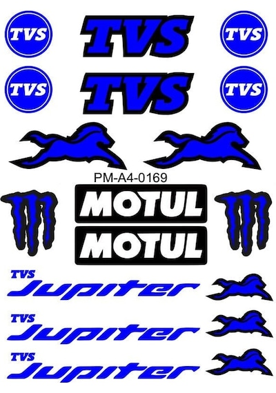 Jüpiter Tasarım A4 Çoklu Sticker Seti 02 Diğer