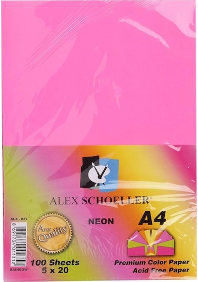 Alex Fosforlu Fot.Kağıdı A-4 100 Lü Alx-837