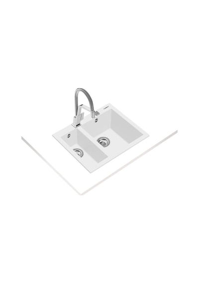 Teka Forsquare 590 Beyaz Granit Eviye
