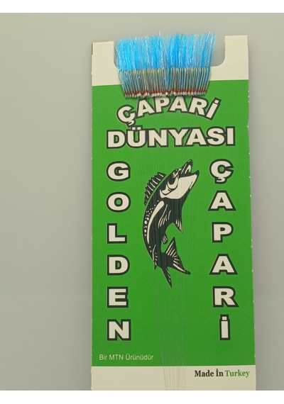 Golden 50 İğneli İstavrit Kösteği 10 No Beyaz İğne 0,15 Mm Köstek Mavi