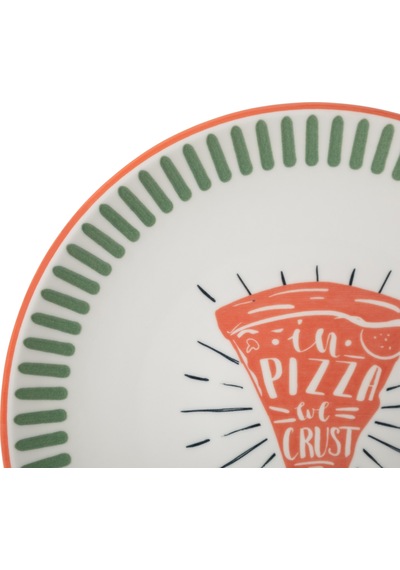 Mudo Home Agen Pizza Tabağı 32cm - Yeşil Diğer