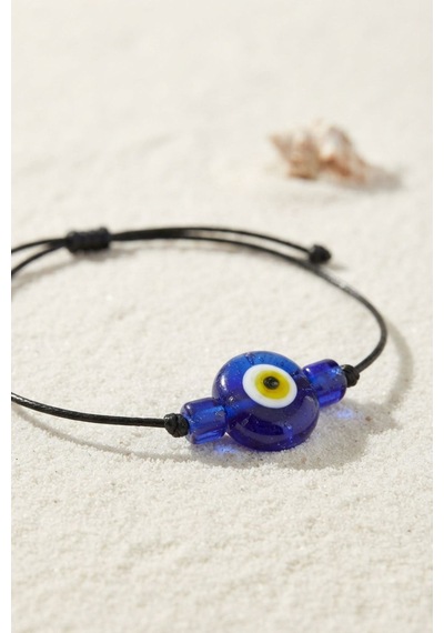 Handmade Bohem Tarz Mavi Göz Nazar Kolye Diğer