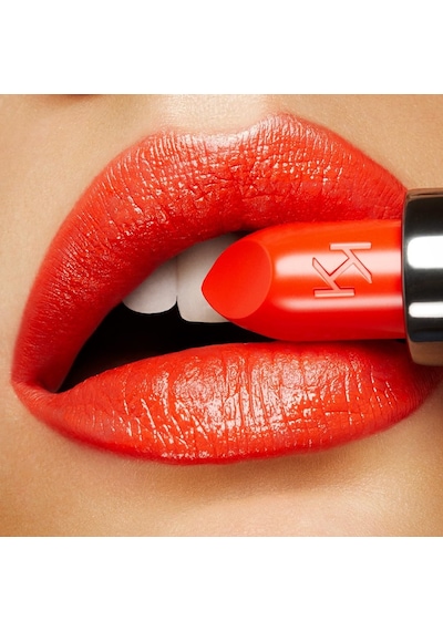 Kiko Milano Ruj - Gossamer Creamy Lipstick - 117 Papaya - Kremsi Parlak Lipstick Sku: Smg8690010472243