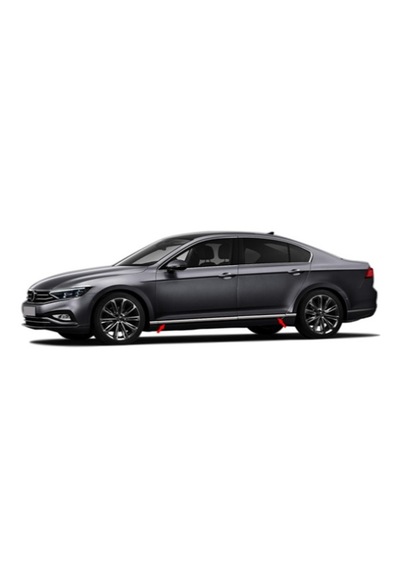 Vw Passat B8 2015-2019 Arası Krom Yan Kapı Çıta 4 Prç P.çelik