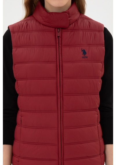U.S. Polo Assn. Kadın Bordo Yelek 50311989-VR014