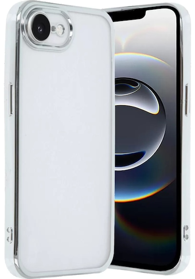 Newface Apple İphone 16e Kılıf Razer Lensli Silikon - Gümüş