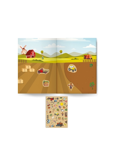 Çocuk Akademi 500+  Sticker Kitabım Serisi 4'lü Paket