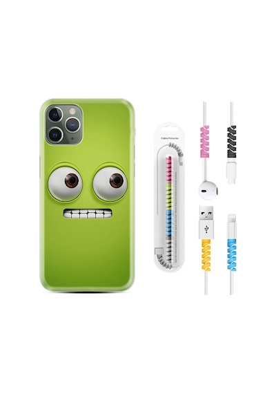 Apple Uyumlu iPhone 13 Pro Kılıf Kablo Koruyuculu Green 1832