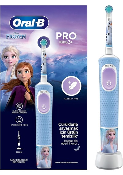 Oral-b Çocuk Şarjlı/elektrikli Diş Fırçası Frozen D103 Diğer