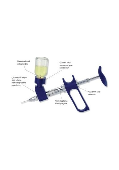0.1 - 1 Ml Otomatik Enjektör Şişe Adaptörlü Socorex