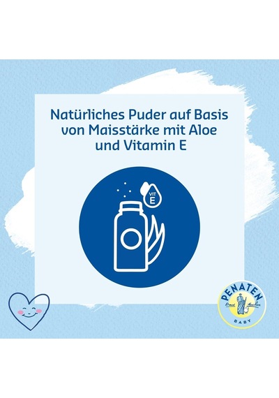 Aloe ve E Vitamini İçeren Doğal Bebek Pudrası 1 x 100 G - Hassas Ciltleri Muhafaza Eder, Nemi Emer Ve Cildi Kuru Tu