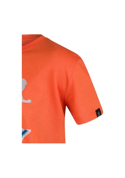 2as Aja Çocuk Baskılı T-shirt Turuncu 210 Turuncu