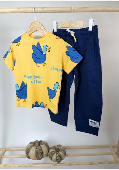 Poala Kids Happy Duck Takım Çok Renkli