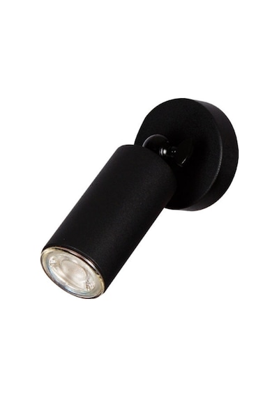 Mylights Tekli Hareketli Led Spot Aplik Avize Armatür Mat Siyah