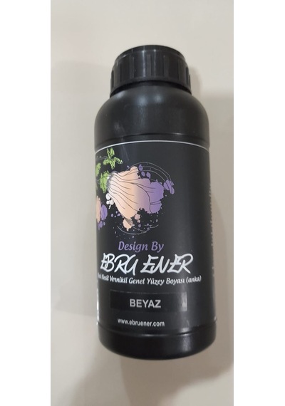 Ebru Ener Anka Kendinden Vernikli Boya 500 ML-Renk Seçenekli- Beyaz