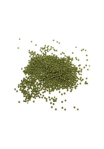 08 Kum Boncuk Pastel Koyu Yeşil 3 Mm 100 Gr 6000 Adet