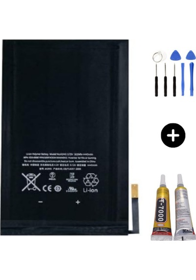 Apple Uyumlu iPad  Mini A1432-a1454-a1455 A Kalite Batarya Pil + Montaj Seti