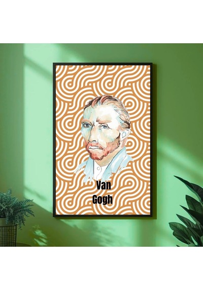 Besay Van Gogh Duvar Posteri-klasik Sanat Estetik Dekoratif A2 Çerçevesiz
