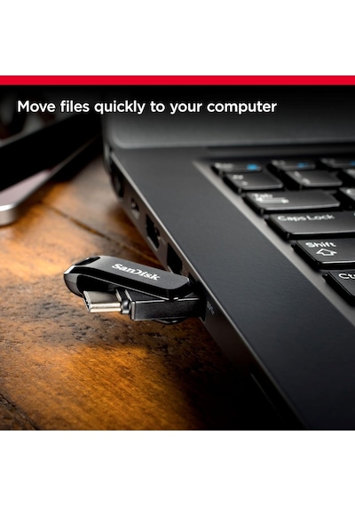 Sandisk 128gb Ultra Dual Drive Go Usb Type-c Flash Drive, Flash S