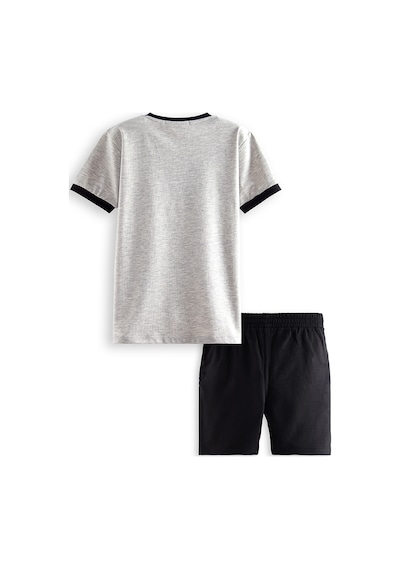 Denokids Pirate Erkek Çocuk T-shirt Şort Takım Renkli Çok Renkli
