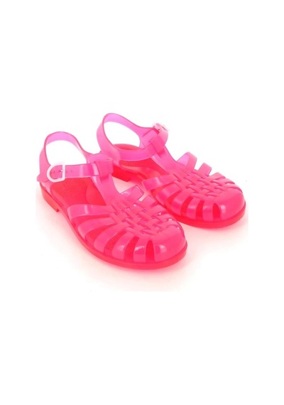 Meduse Sun201 Çocuk Sandalet 607834-rose Paillete Beyaz