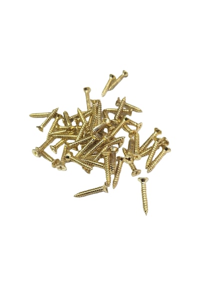 Sarı 1000 Adet Klips Vidası 2,2x13 Mm Yhb - Konik Başlı Kutu, Sandık, Ayak, Askı, Mini Vida 0-8