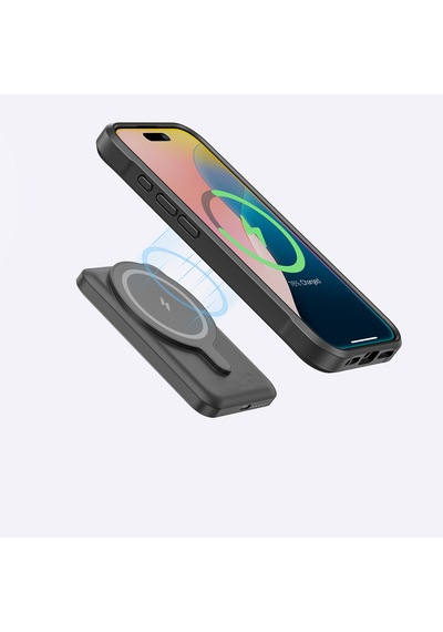 Apple Uyumlu iPhone 16 Pro Kılıf Magsafe Şarj Özellikli Amazingthing Glamour Serisi Kapak Siyah