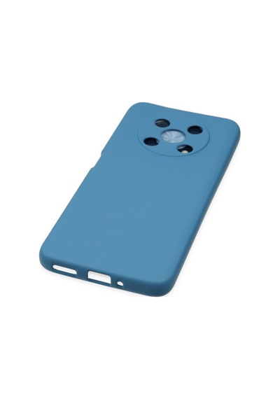 Huawei Nova Y90 Uyumlu Kılıf Nano İçi Kadife Silikon - Mavi