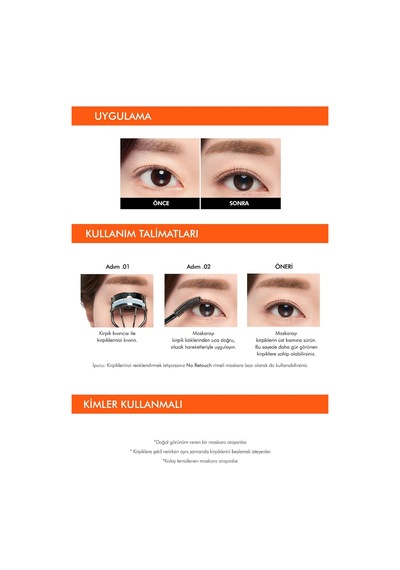 Keratin Ve Kolajen İçeren Besleyici Şeffaf Maskara No Retouch Lash Correcting Mascara Çok Renkli